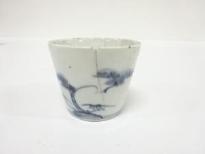 古伊万里　染付　蕎麦猪口